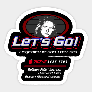 "Let's Go!" Book Tour Accessories 2 Sticker